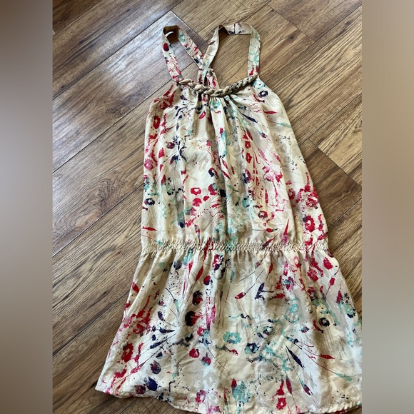 (3-4) Guess Silk mini dress - Picture 2 of 6